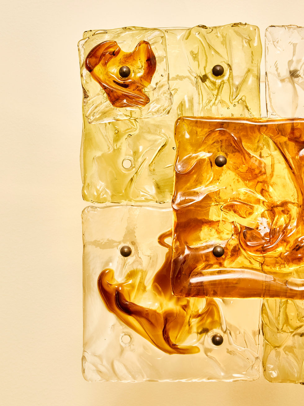 Miniature : Pairs of Toni Zuccheri Glass Wall Sconces for Venini