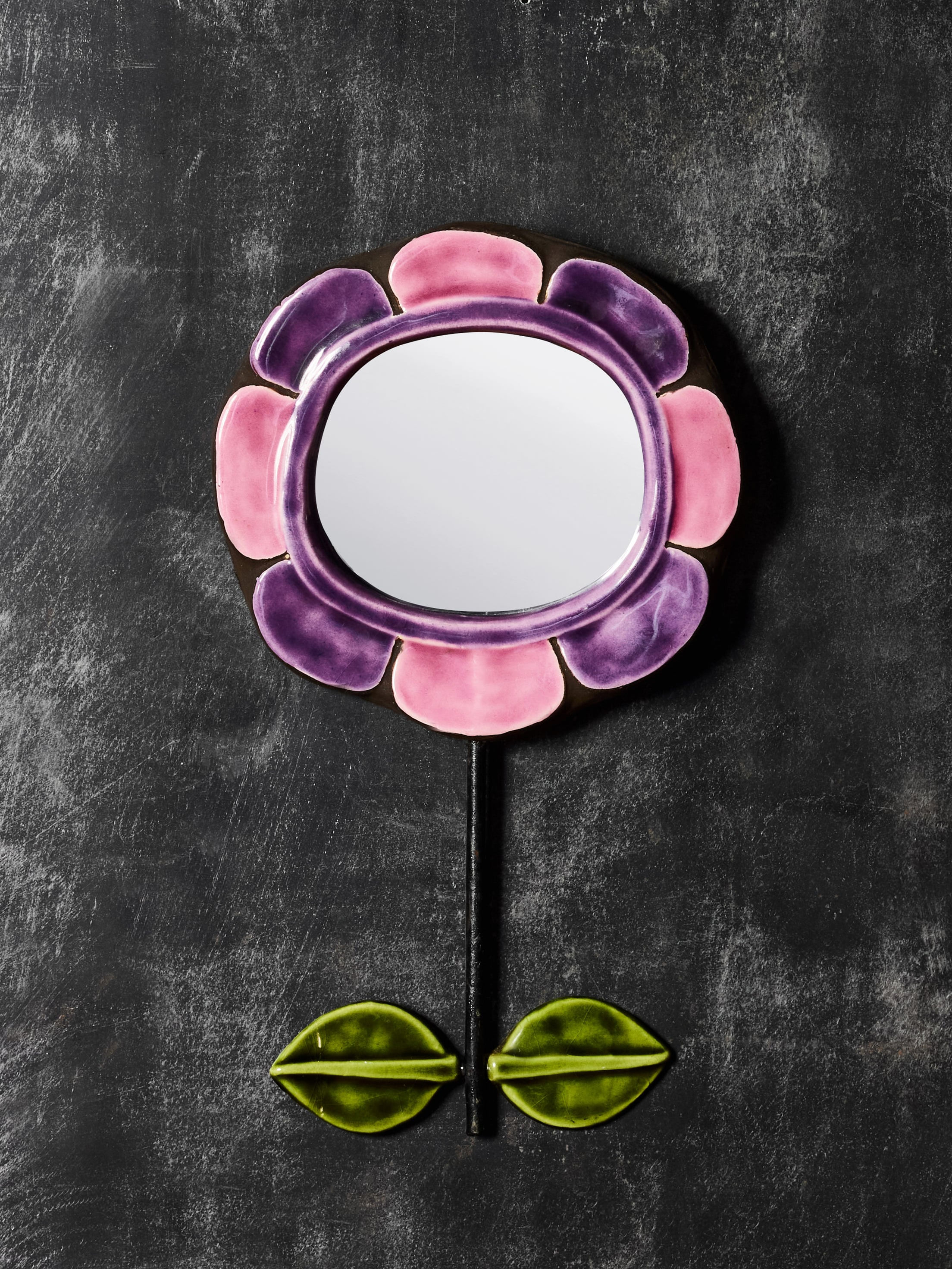 Mithé Espelt Ceramic Flower Mirror