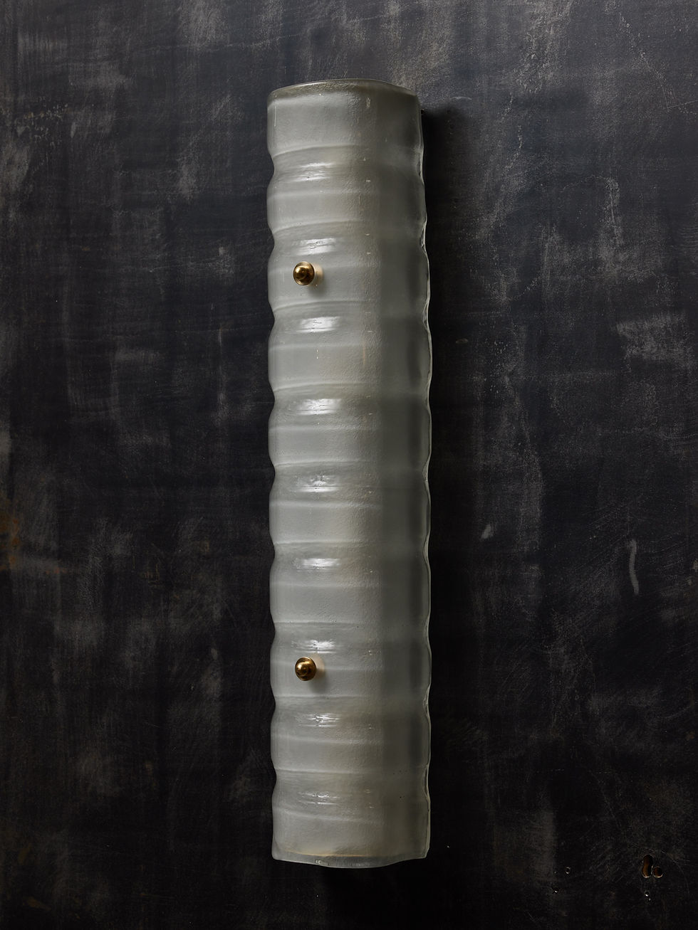 Miniature : Frosted Murano Glass Wall Sconces