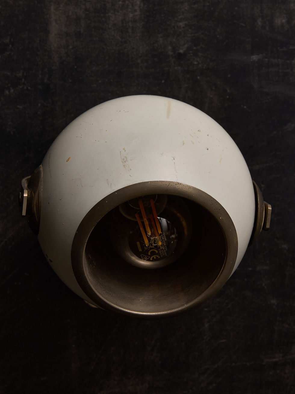Miniature : Pair of Stilnovo Wall Sconces 2181 in Aluminum