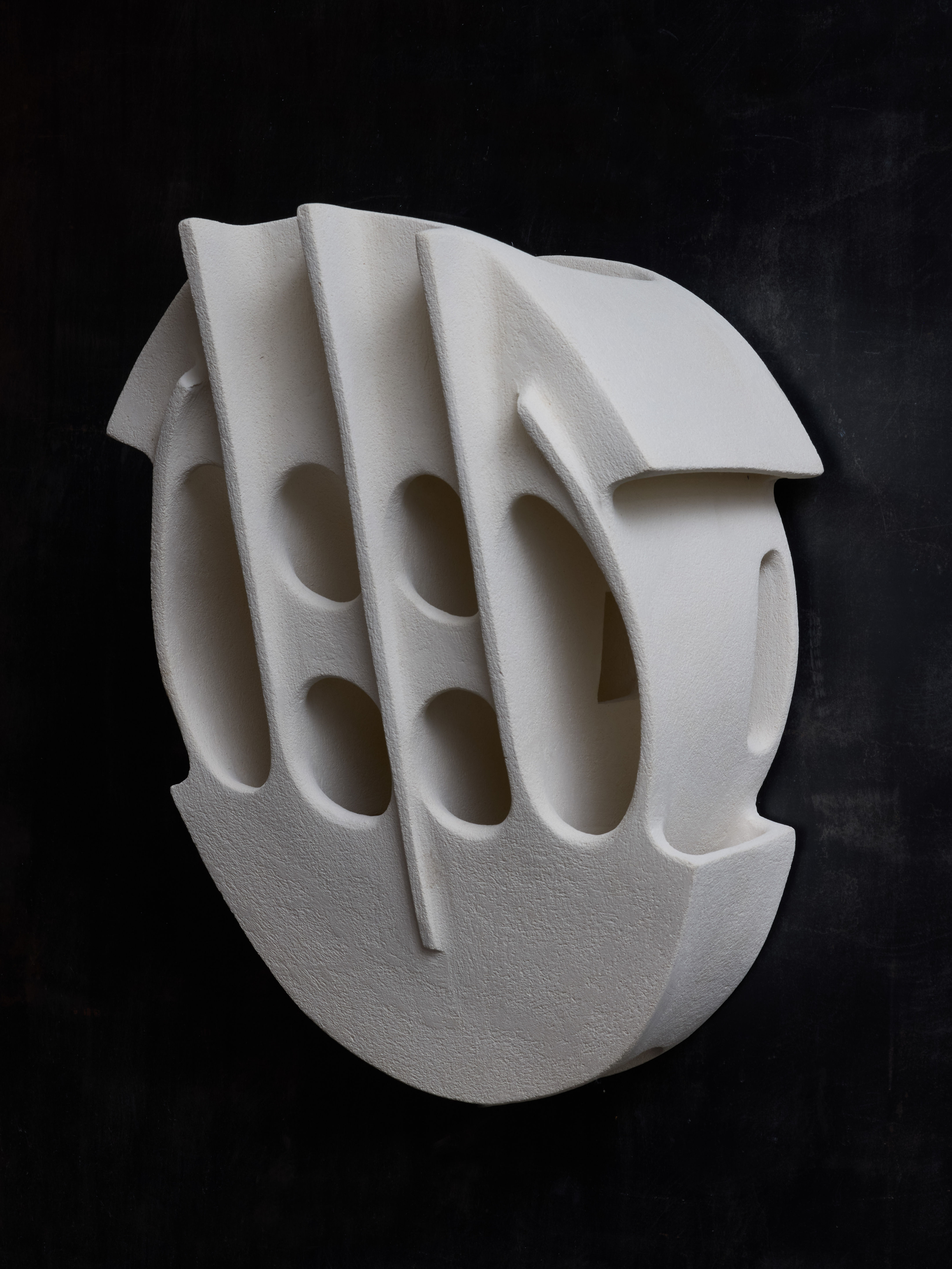 Pair of Important Ceramic Guy Bareff Wall Sconces