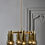 Miniature : Pair of Hans Agne Jakobsson Chandeliers with Six Arms and Grey Glass Shades