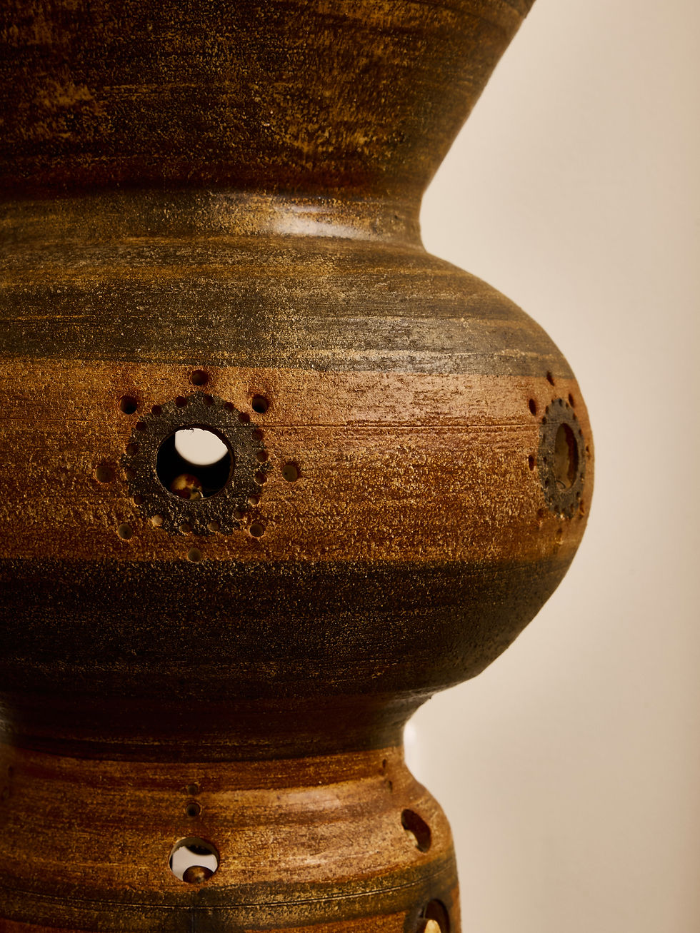 Miniature : Towering Georges Pelletier Ceramic Lamp