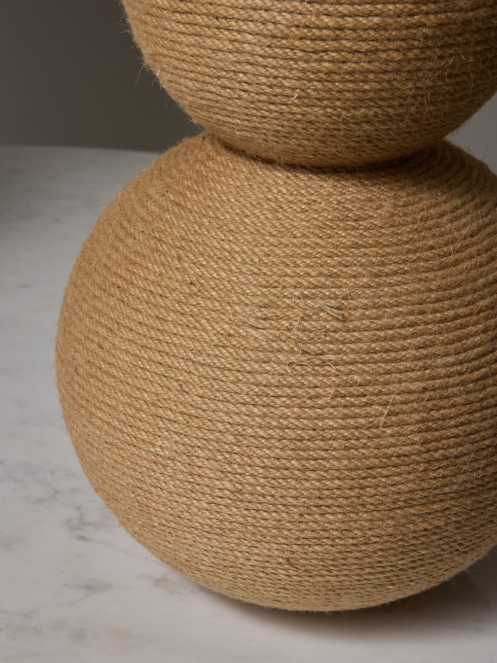 Miniature : Pair of Table Lamp Wrapped in Rope
