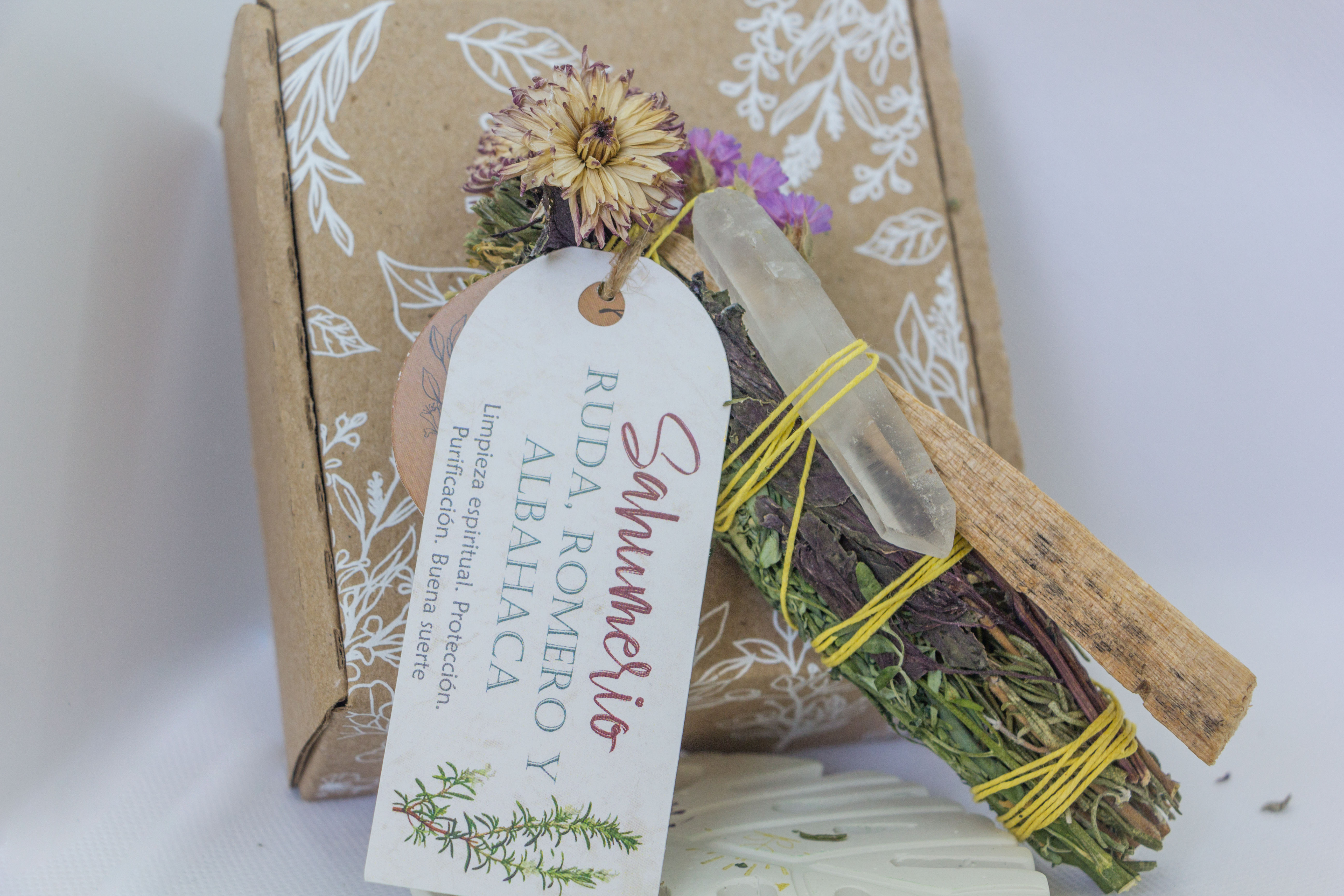 Sahumerio Ruda, Romero y Albahaca