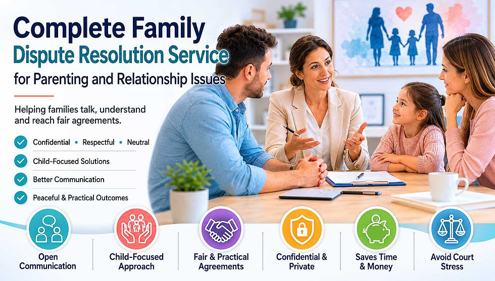 Complete Family Dispute Resolution Service for Parenting and Relationship Issues