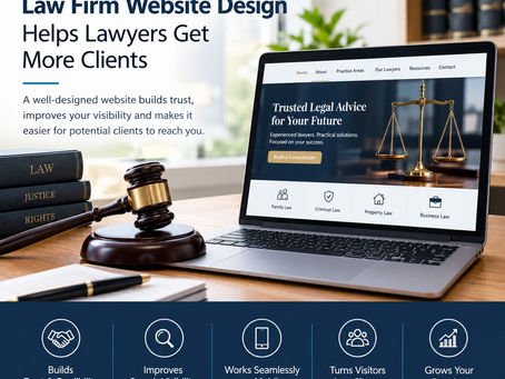 How Professional Law Firm Website Design Helps Lawyers Get More Clients