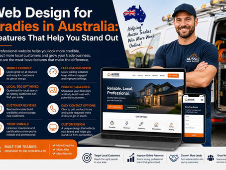 Web Design for Tradies in Australia: Features That Help You Stand Out
