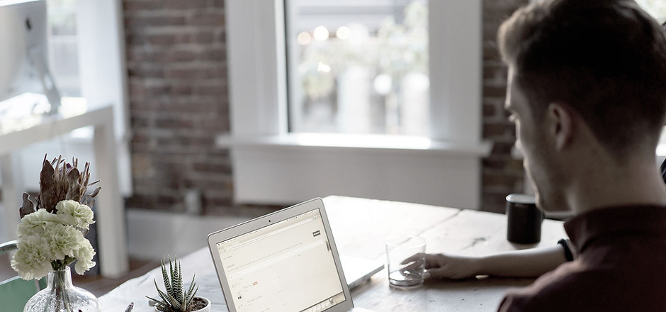 Man with Laptop