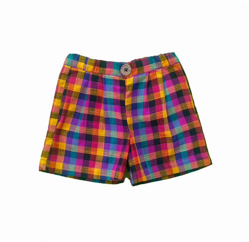 Madras Checks Shorts | Spruha Designs