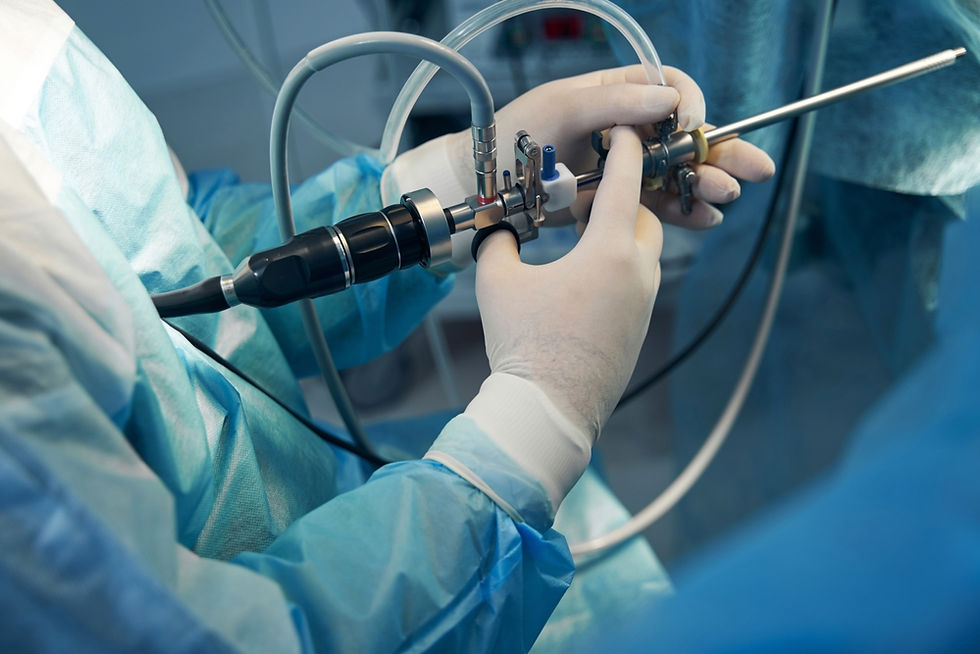 Paul's Hospital banner - Hysteroscopy.