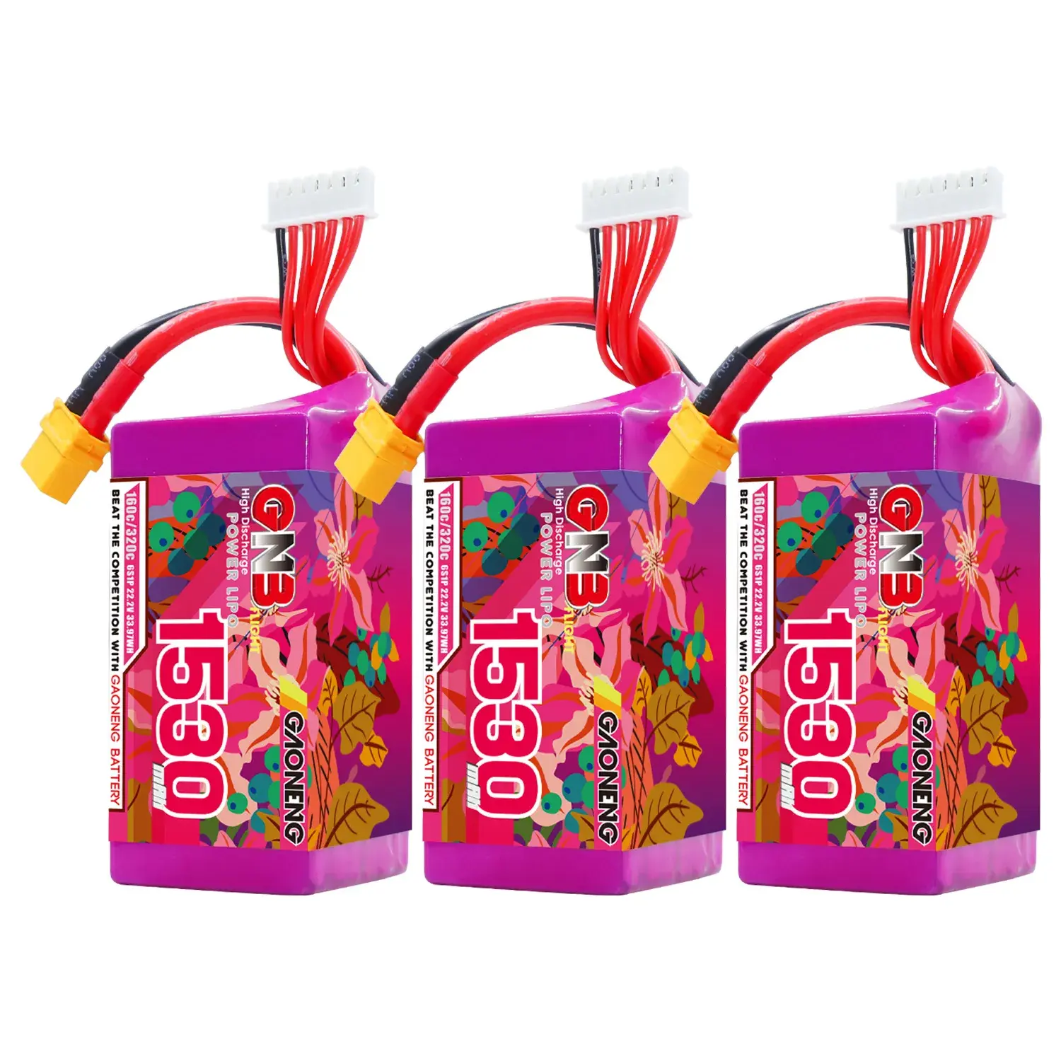 Combo 3 x GNB 1530MAH 22.2V 6S 160C