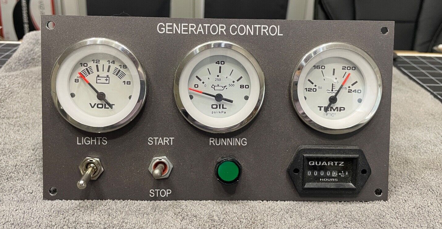 Marine Boat Generator Control Panel