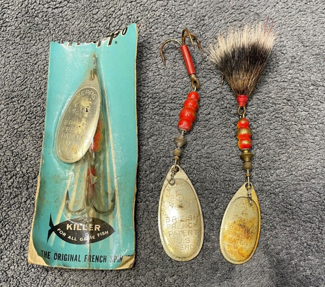 3 of Mepps Aglia Original French Spinner