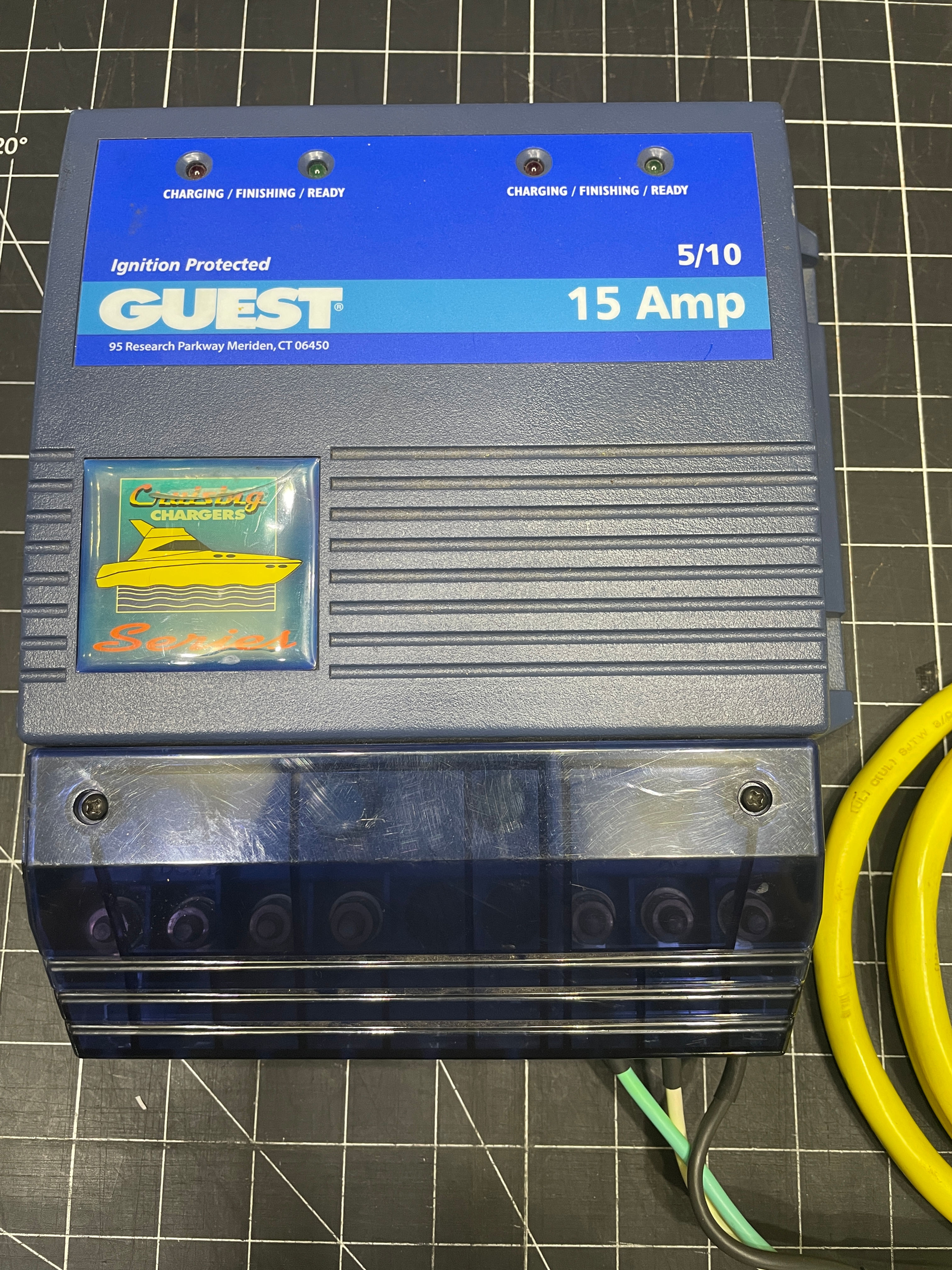 Guest Marine 3 Stage Battery Charger 15 AMP
