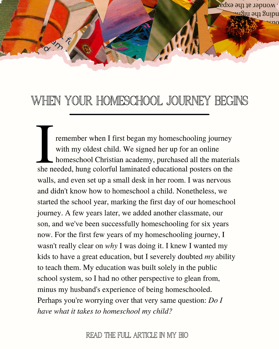 faith based homeschooling