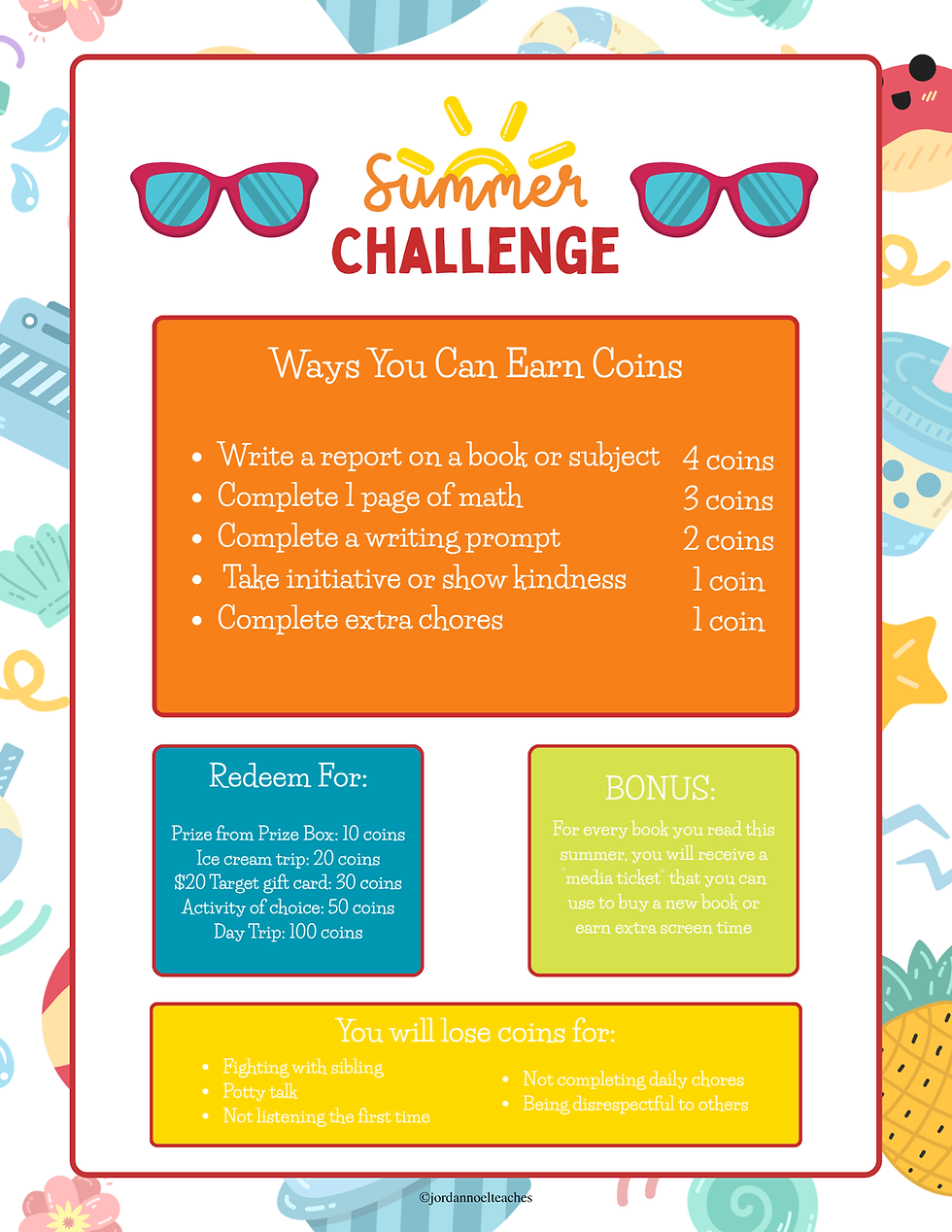 summer learning challenge