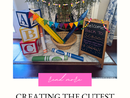 Creating A Cute Back To School Mantel