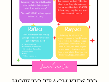 How To Teach Kids To Have A Good Attitude