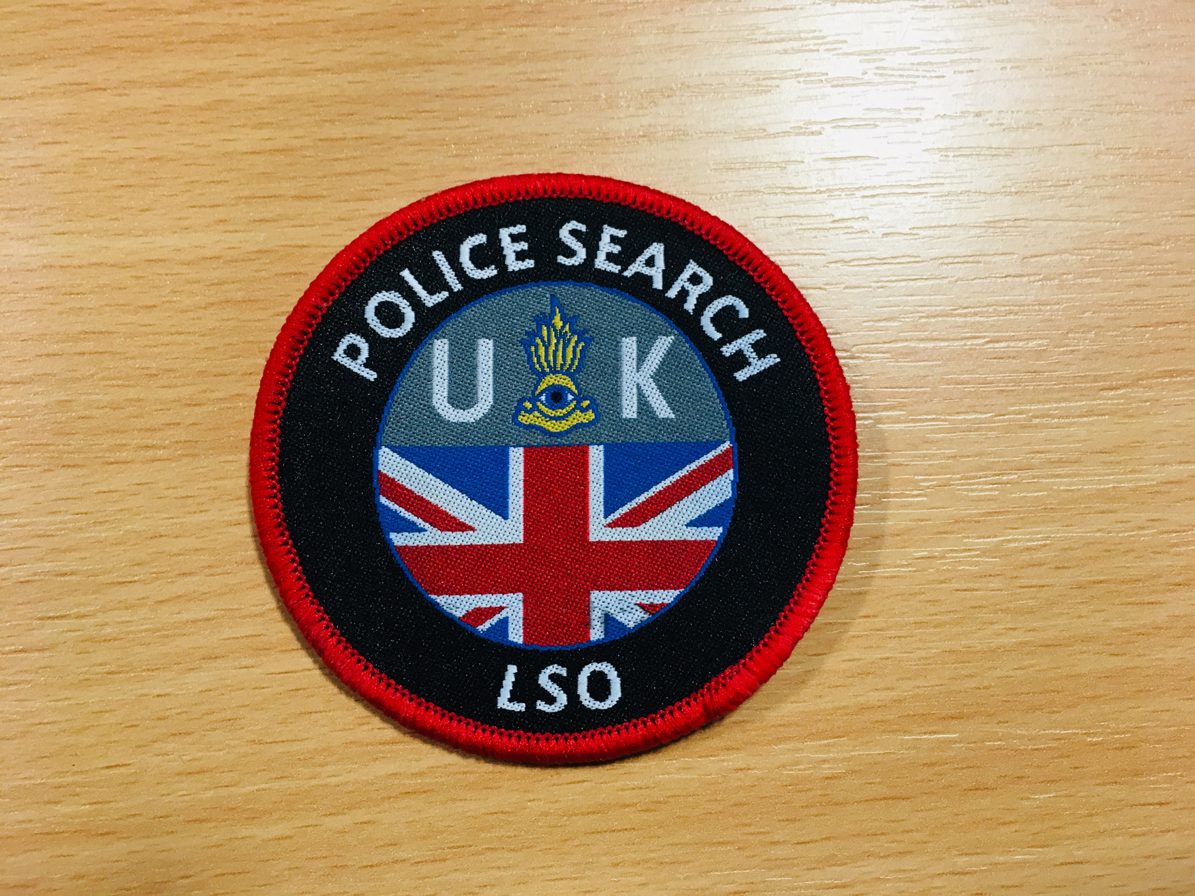Licensed Search Officer 'sew on' Embroiled badge
