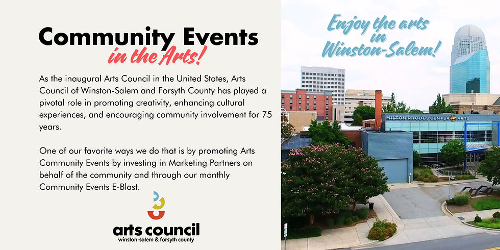 October Arts Events in WSFC