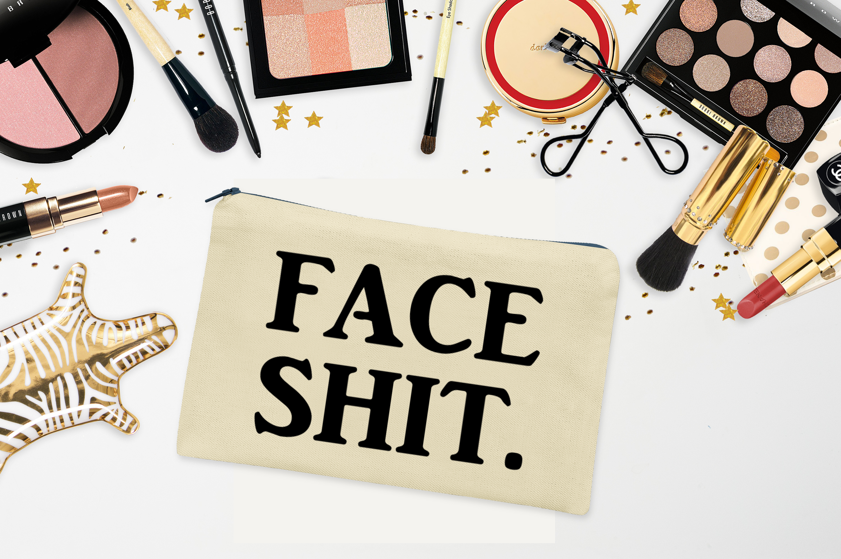 FACE SHIT Cosmetic Bag