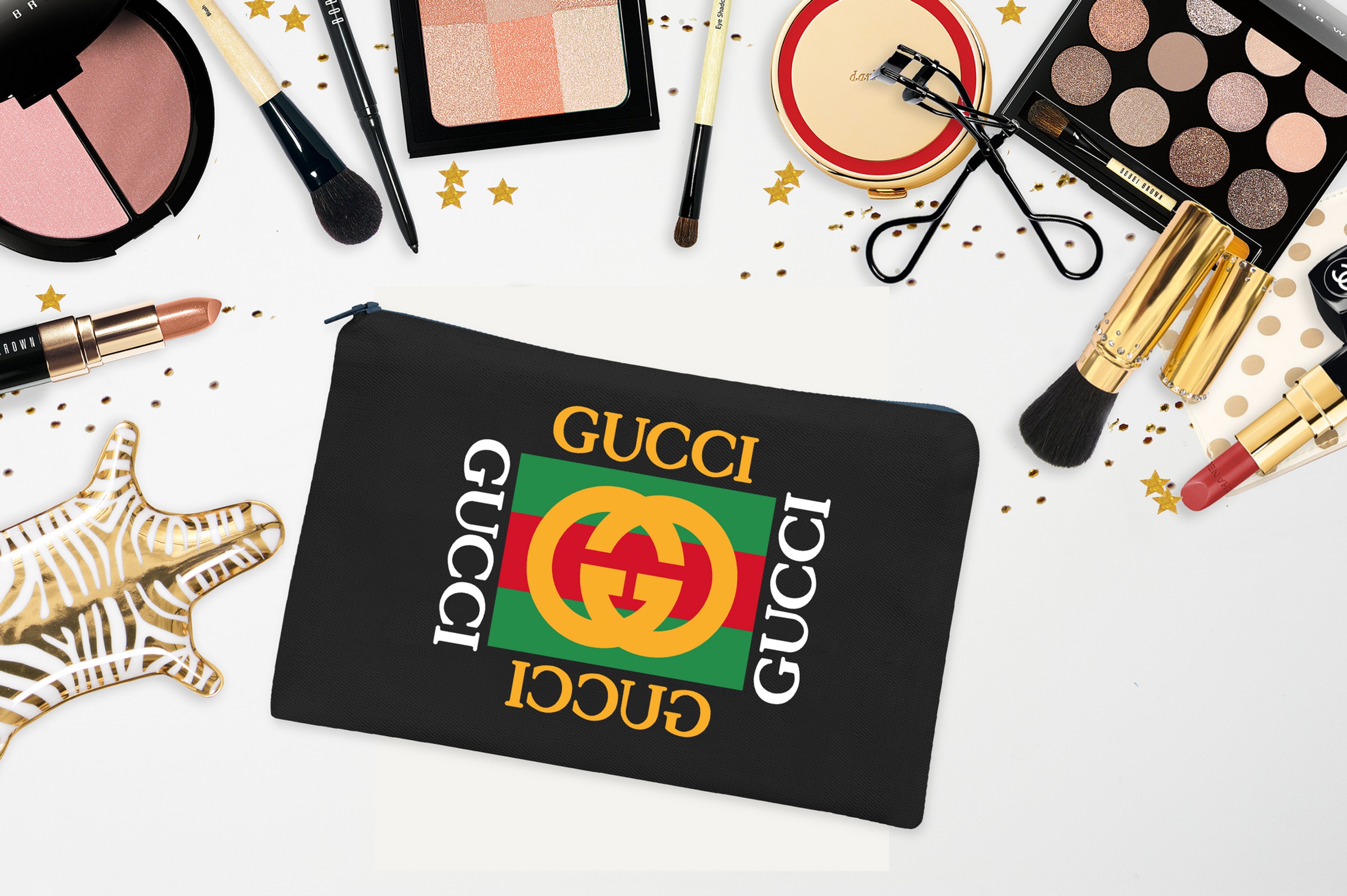 Gucci Inspired Cosmetic Bag