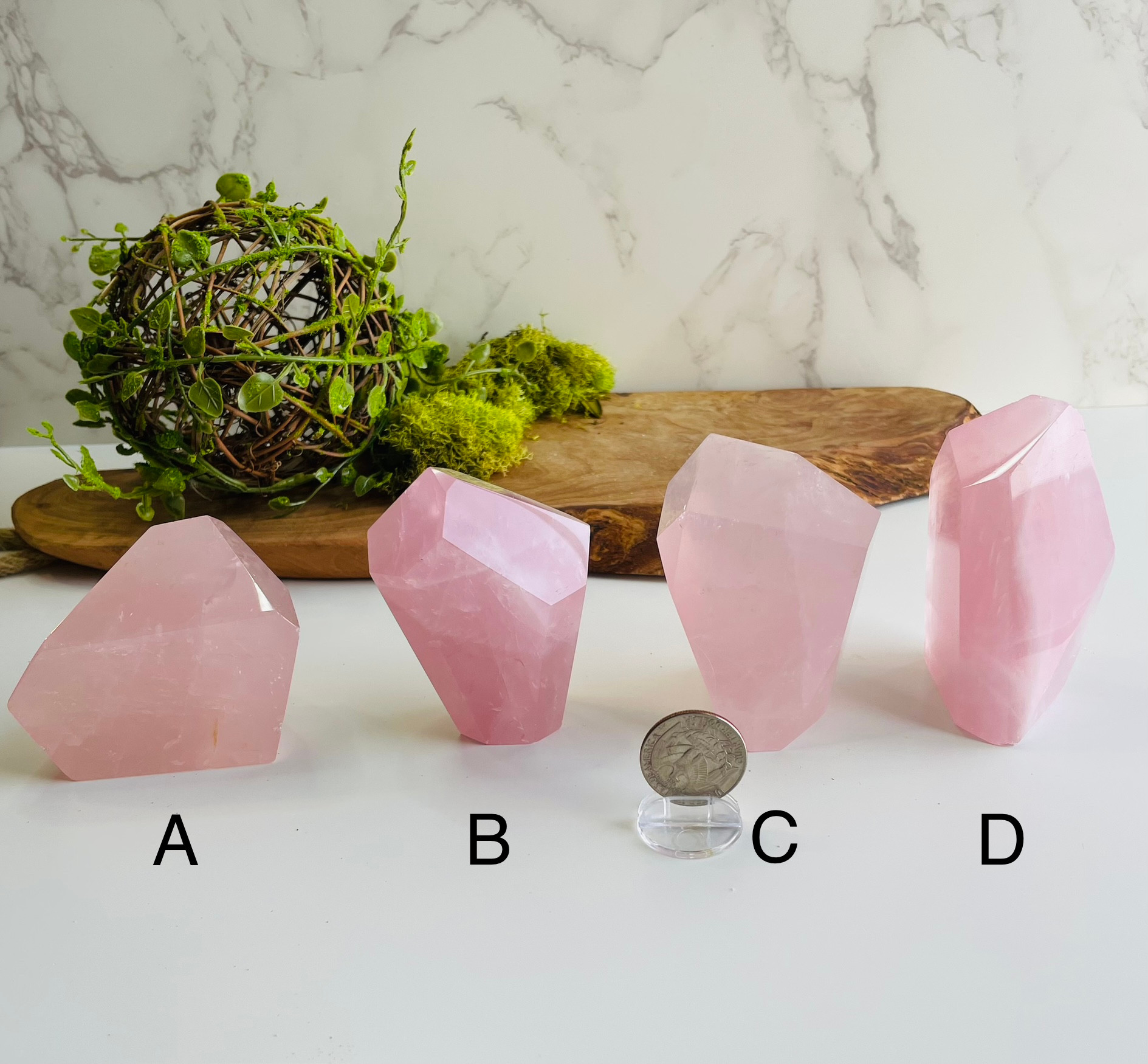 Rose Quartz Freeforms