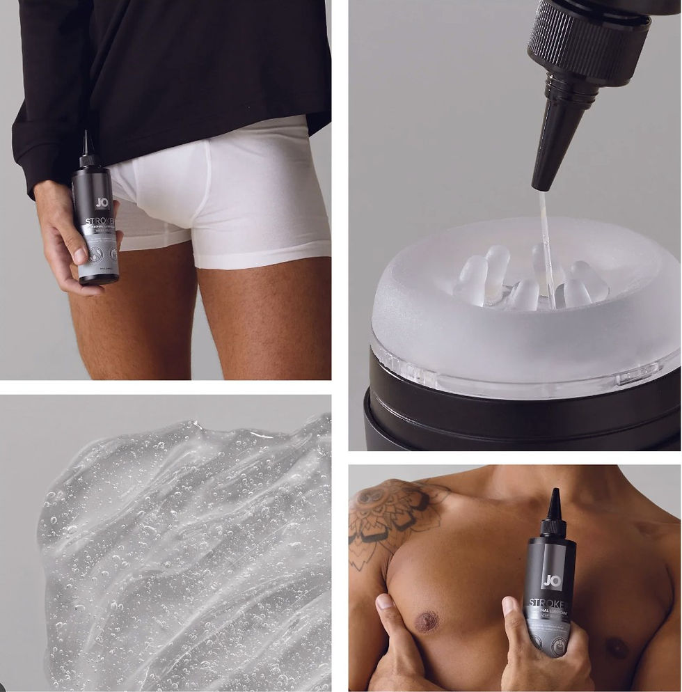 Thumbnail: เจลหล่อลื่นสูตรน้ำ Jo Stroker Lube