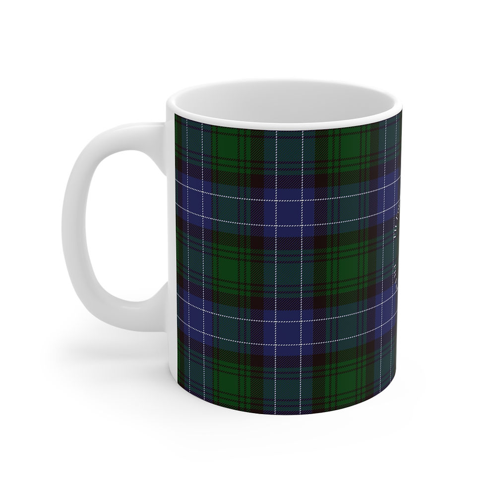 Thumbnail: FFPM Oval Emblem Green Tartan Mug