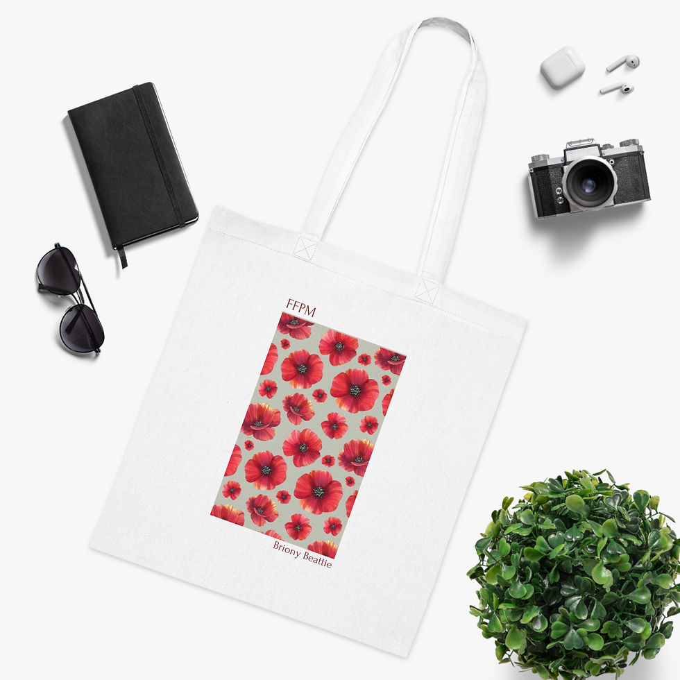 Thumbnail: Classic Poppy Cotton Tote