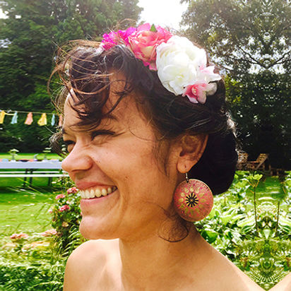 portret zijaanzicht Ina Cloet