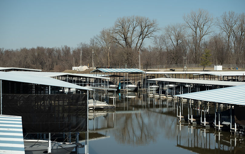 FRONT VIEW OF THE MARINA