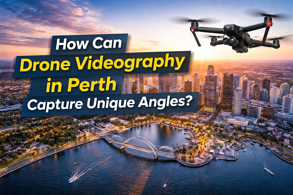 How Can Drone Videography in Perth Capture Unique Angles?