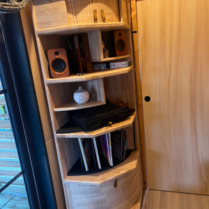 meuble d'angle bibliothèque hi-fi