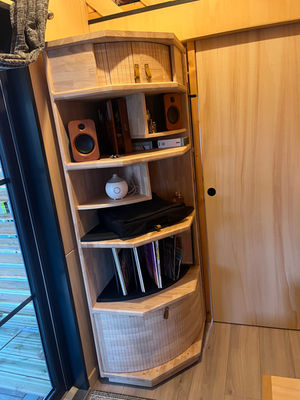 meuble d'angle bibliothèque hi-fi