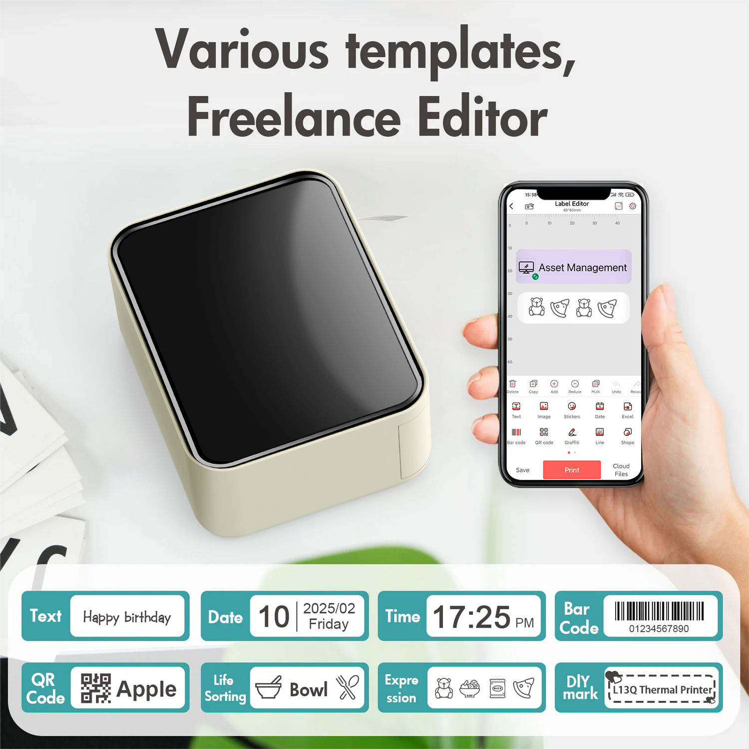 Thermal Label Printer P15