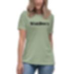 Thumbnail: Design 2: WarDocs Wordmark (Women's) Black Letters Front Only Comfort Cotton