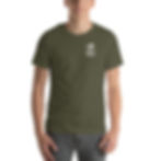 Thumbnail: Design 14b: Serve Heal Restore- White Letter-s Two-Sided- Comfort Cotton