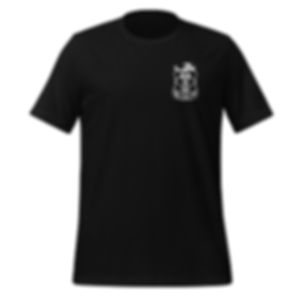 Design 1: The Quiet Professional (Men's) White Logo Front Only Comfort Cotton
