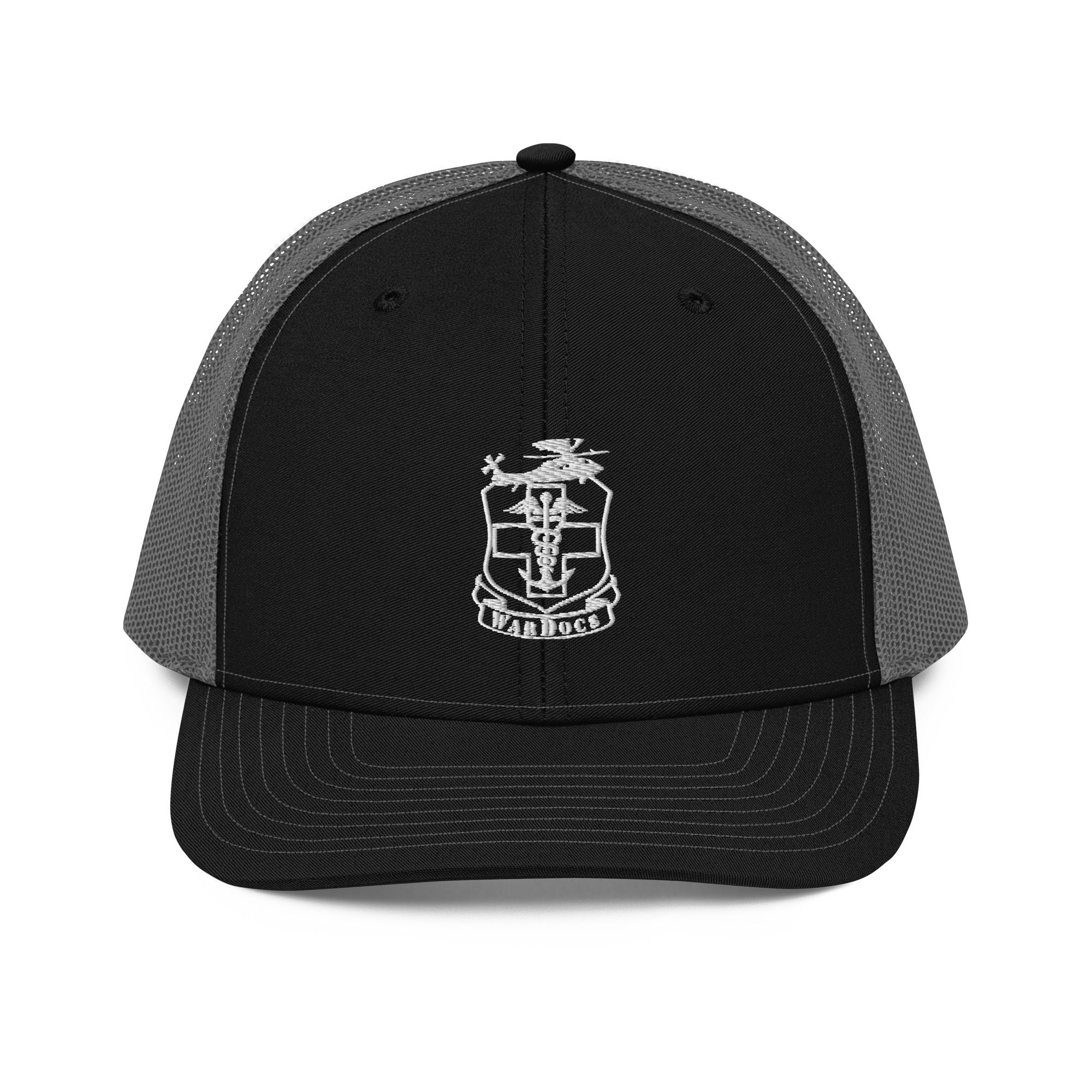 WarDocs White Logo Trucker Cap
