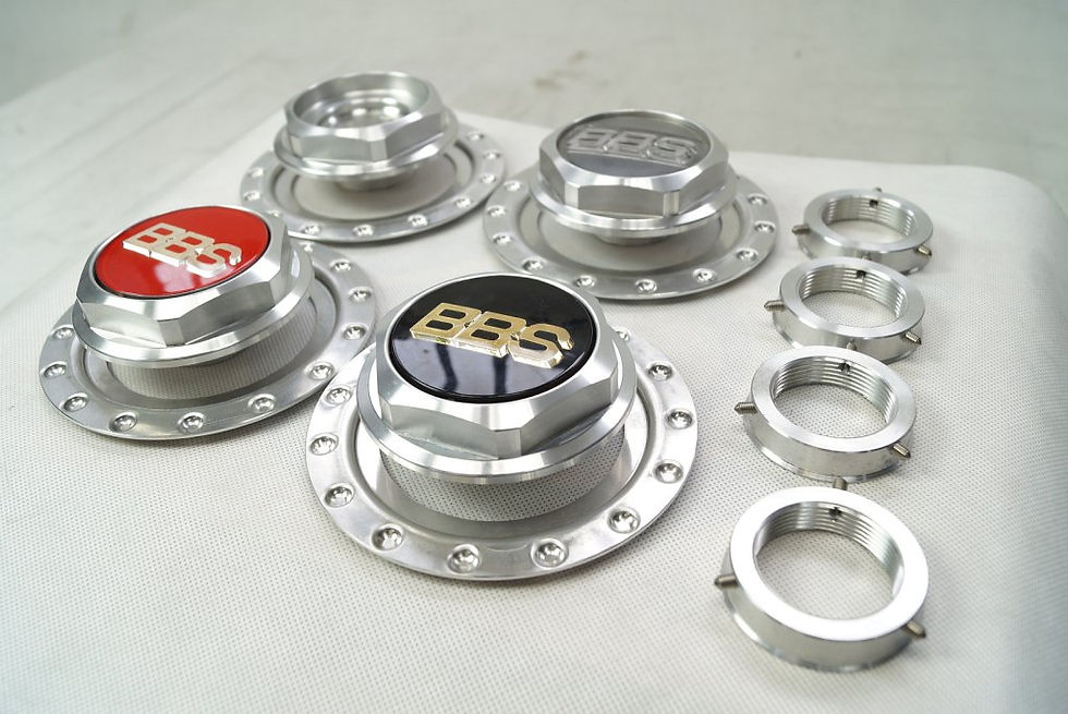 Miniaturbild: BBS RM Alu Hex Nuts Kit Cnc Finish