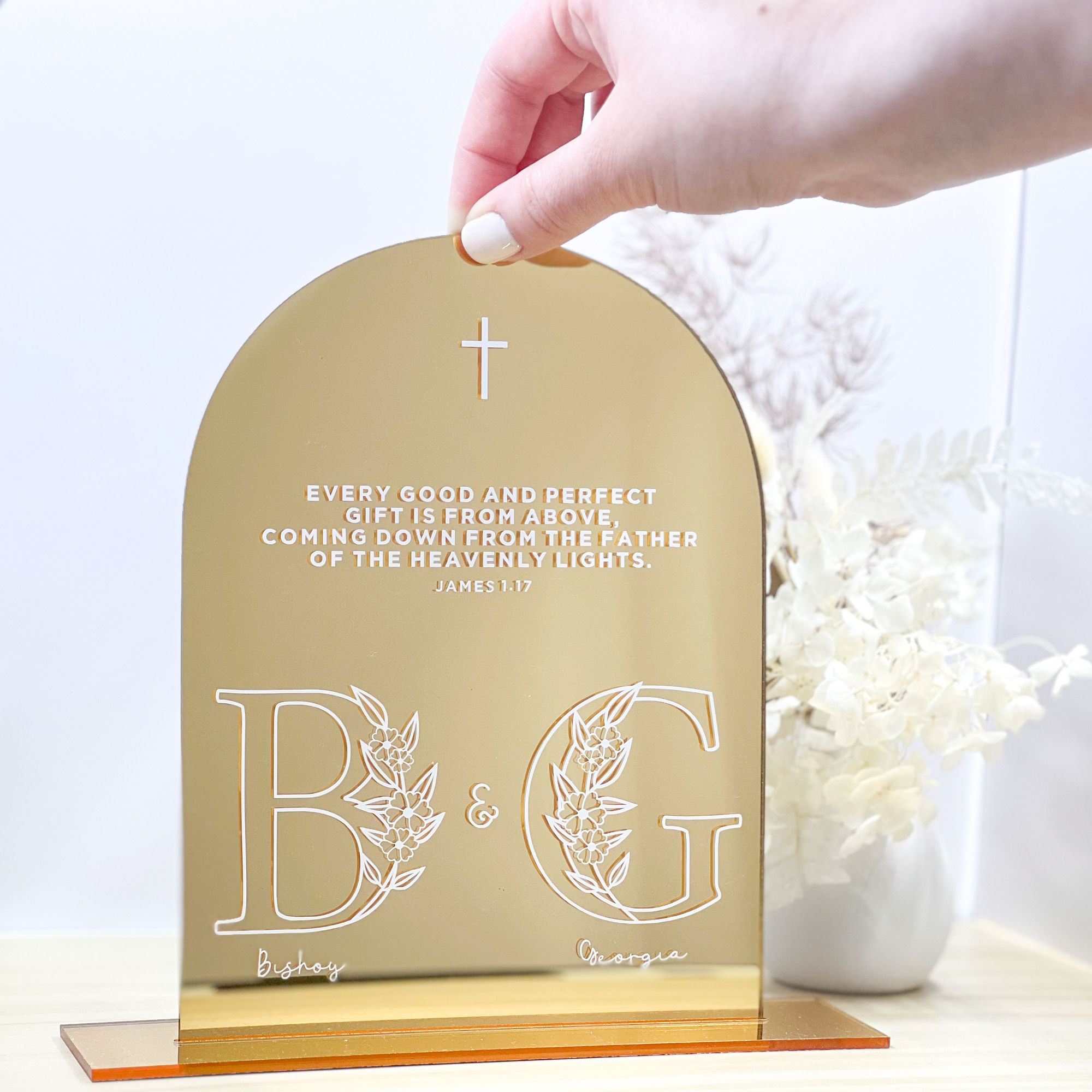 Personalised Couples Plaque