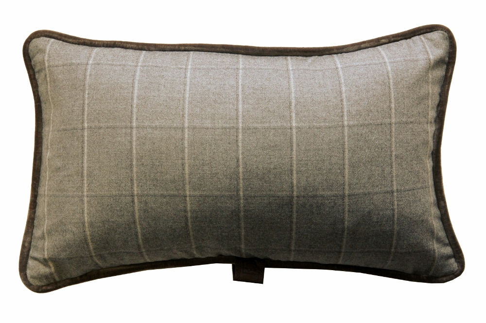 Stone Beige Windowpane / Beige Velvet