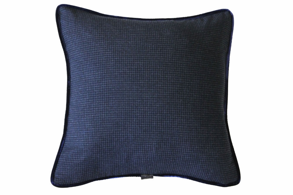 Dark Blue Dogtooth / Blue Velvet