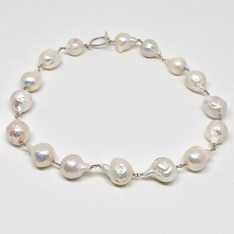 Thumbnail: Large Baroque Pearl Necklace