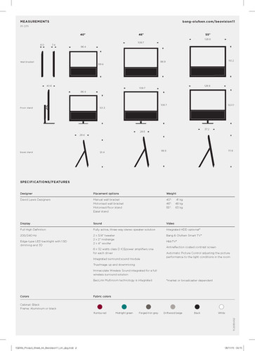 Beovision 11 55 Wall Bracket | Approved Used B&O