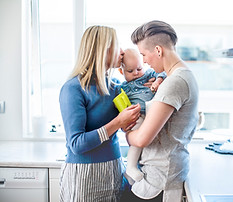 Couple with their Baby