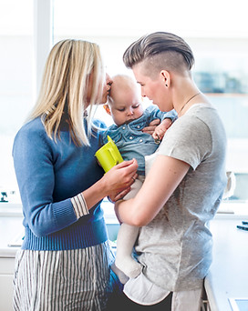 Couple with their Baby
