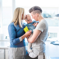 Couple with their Baby